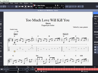 Too Much Love Will Kill You - Queen (GPX)